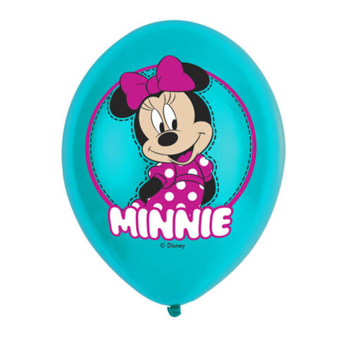 Picture of MINNIE MOUSE LATEX BALLOON 6PK
